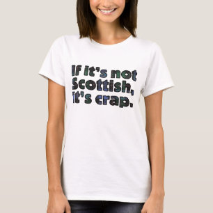 Skotsk t-skjorta tee shirt