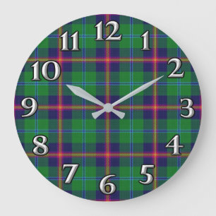 Skotsk Tartan för barn för Time brytningklan Stor Klocka