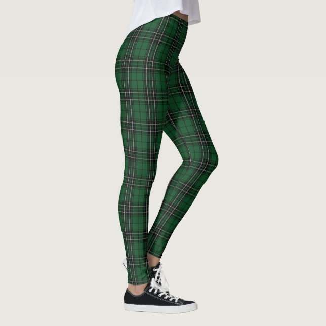 Skotsk Tartan för jakt för svart för klanMacLean Leggings (Höger)