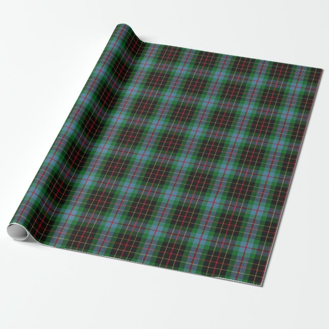 Skotsk Tartan för klanBrodie jakt Presentpapper (Utrullad)