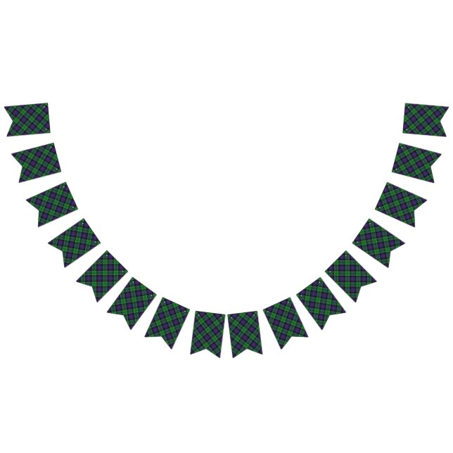 Skotsk Tartan för klanLeslie jakt Vimplar (Alla)