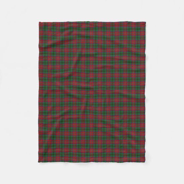 Skotsk Tartan för klanMacCulloch McCullough Fleecefilt (Framsidan)