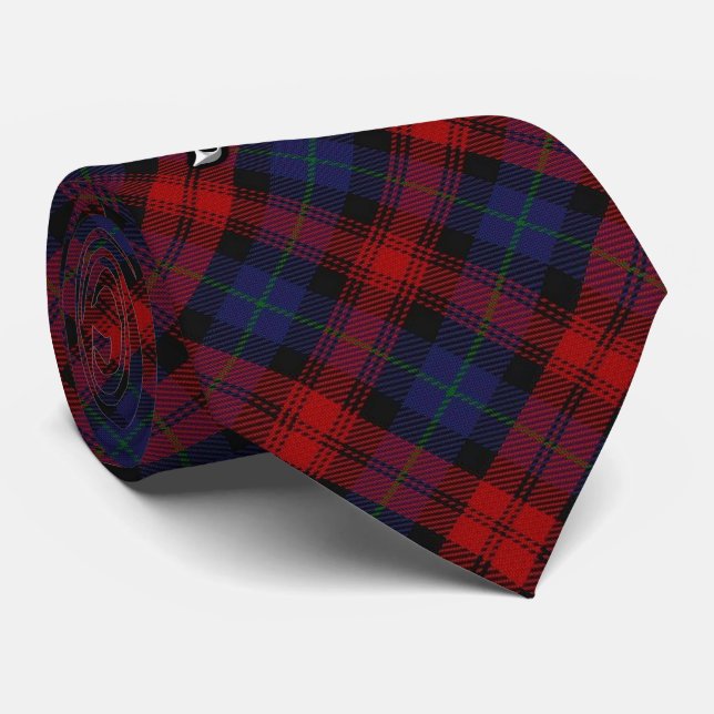 Skotsk Tartan för klanMacLachlan M Monogram Slips (Rullad)