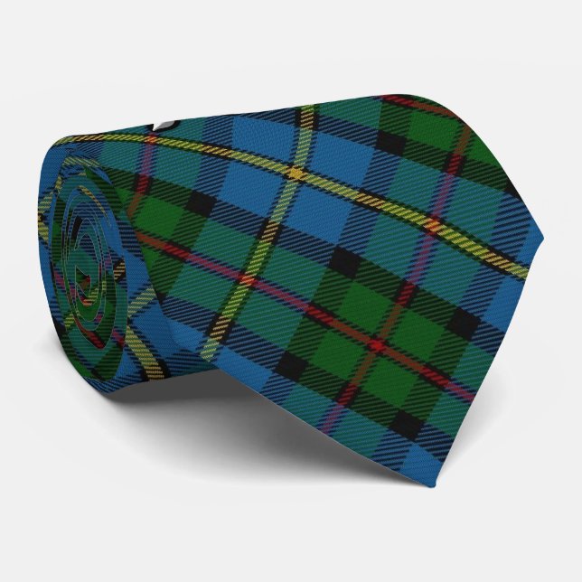 Skotsk Tartan för klanMacLeod M Monogram Slips (Rullad)