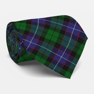 Skotsk Tartan för Monogram för G för klanGalbra Slips