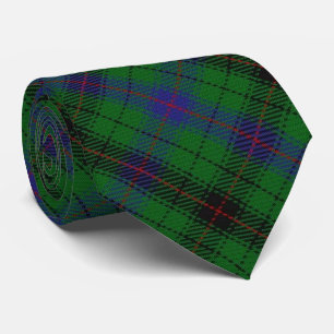 Skotsk Tartan för Monogram för klanDavidson brev Slips