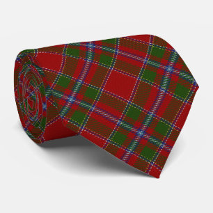 Skotsk Tartan för Monogram för klanDrummond brev Slips
