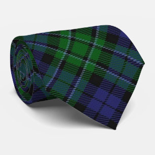 Skotsk Tartan för Monogram för klanMacCallum bre Slips