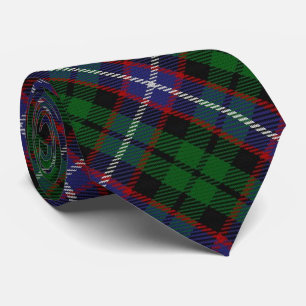 Skotsk Tartan för Monogram för klanRussell brev Slips
