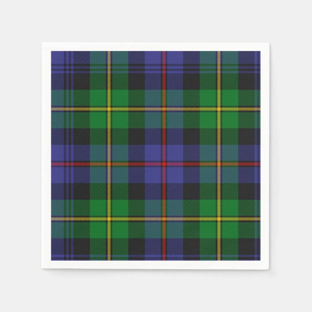 Skotsk Tartan Pappersservett (Framsidan)