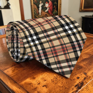 Skotsk Tartan Tan Anpassad Slip Slips