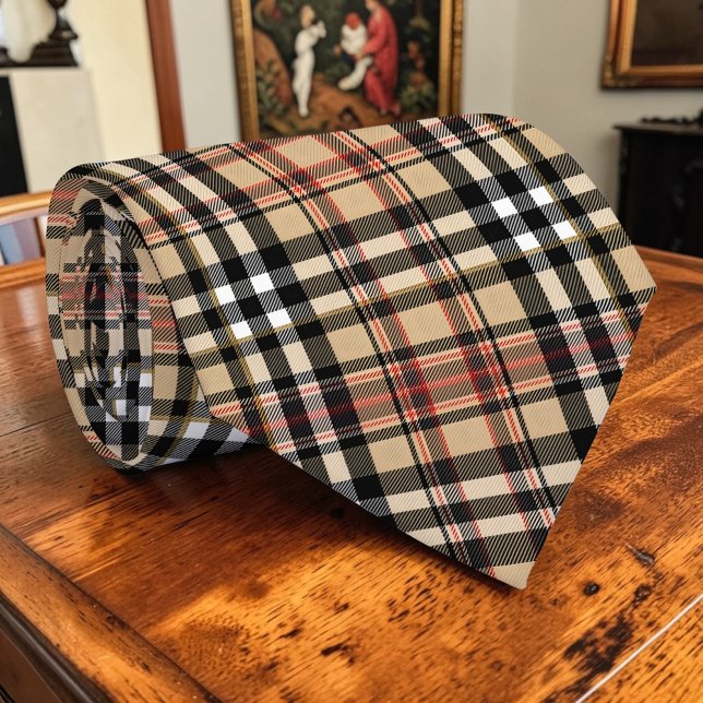 Skotsk Tartan Tan Anpassad Slip Slips (Skapare uppladdad)