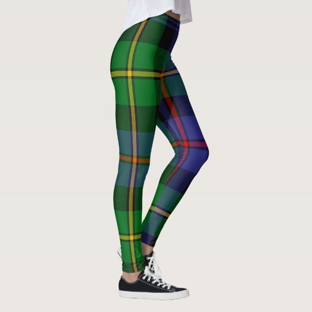 Skotsk Tartanmönster Leggings (Höger)