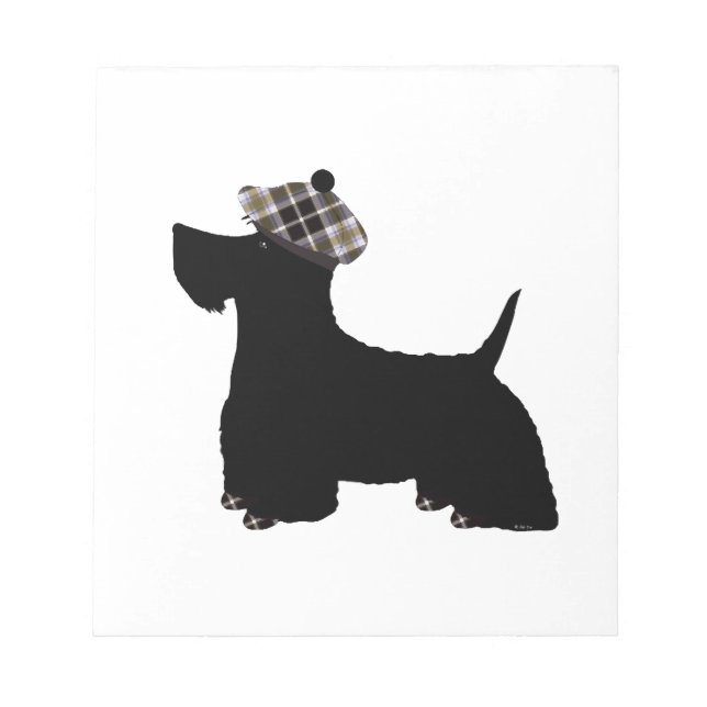 Skotsk terrier anteckningsblock (Framsida)