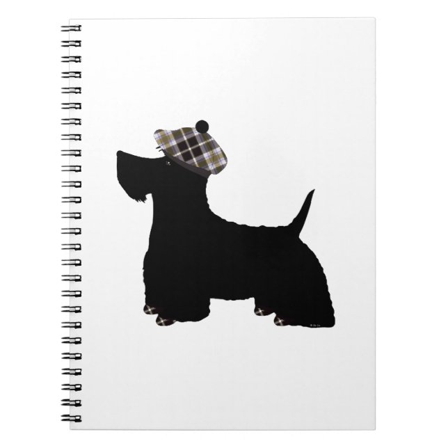 Skotsk terrier anteckningsbok (Framsidan)