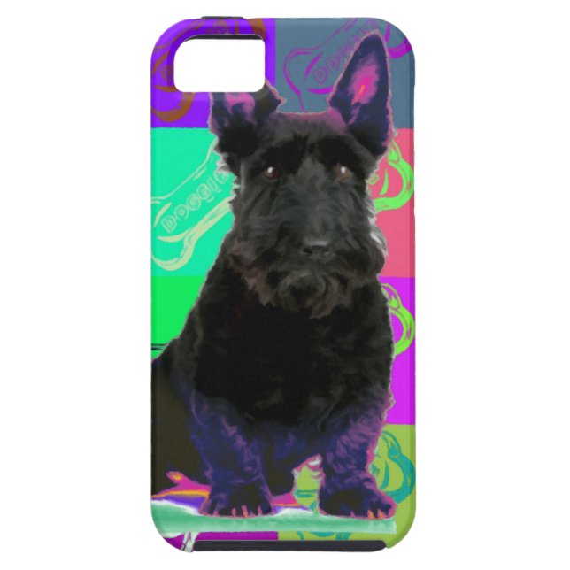 Skotsk Terrier Case-Mate iPhone Skal (Baksidan)
