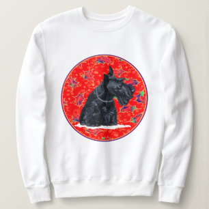 Skotsk Terrier Färgrik Firande T Shirt