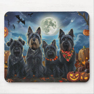 Skotsk Terrier Halloween Kuslig Musmatta
