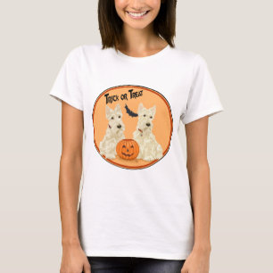 Skotsk terrier Halloween T Shirt