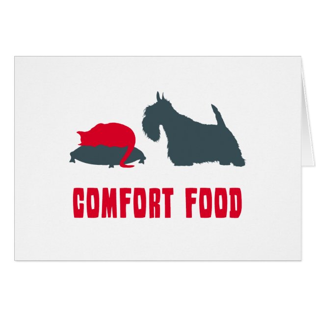 Skotsk Terrier Hälsningskort (Framsidan Horizontal)