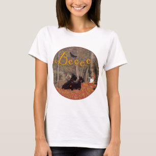 Skotsk Terrier Höst Säsongsdesign Tee