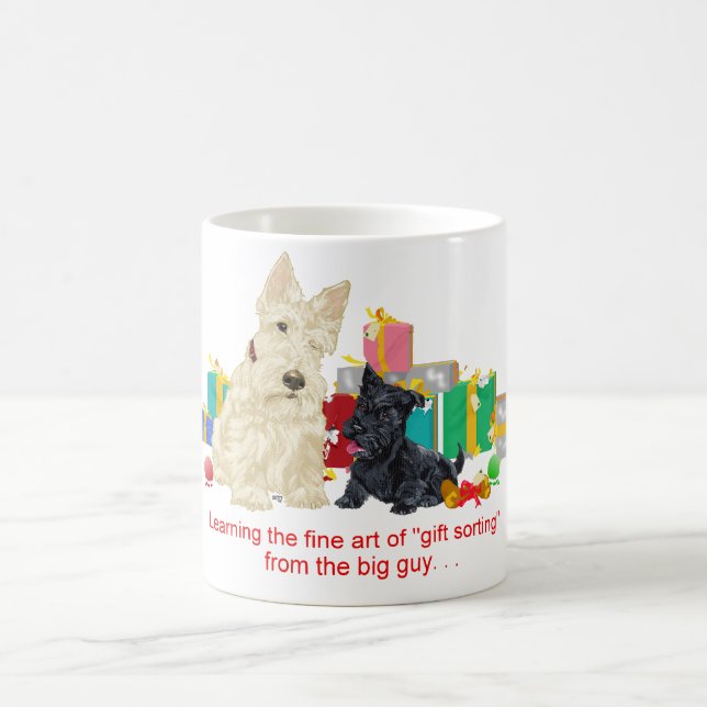 Skotsk Terrier Julmugg Kaffemugg (Center)