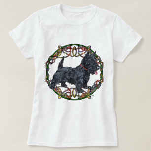 Skotsk terrier kelterdesign t-shirt
