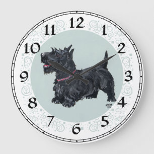 Skotsk terrier klocka