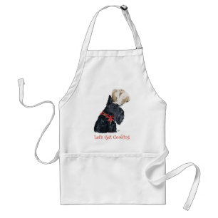 Skotsk terrier kock förkläde