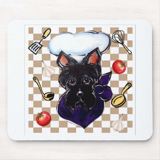 SKOTSK TERRIER KOCK MUSMATTA (Framsidan)