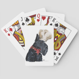 Skotsk terrier kock spel kort