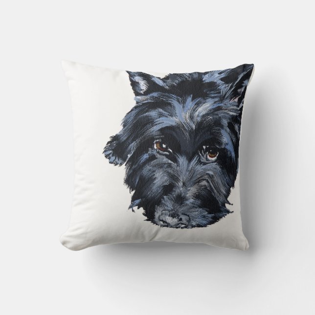 Skotsk Terrier Kudde (Framsida)