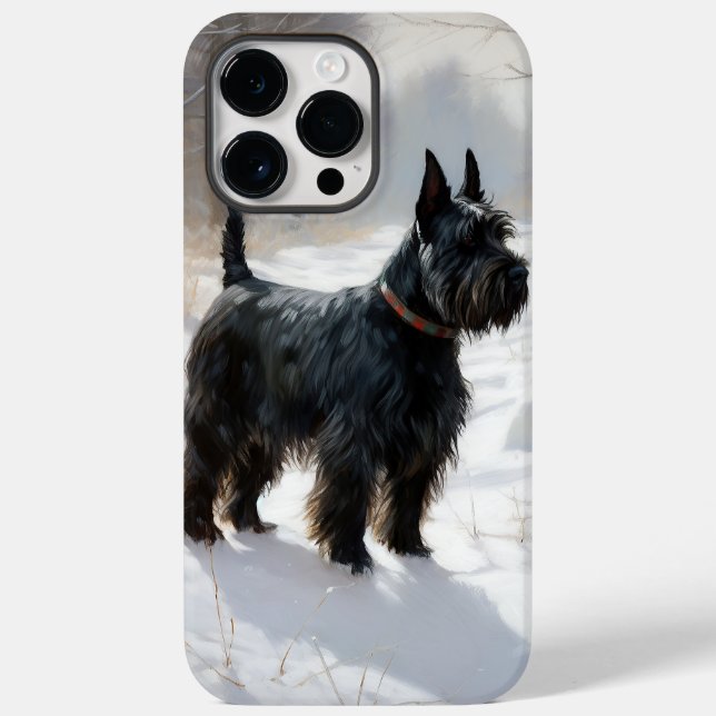Skotsk terrier Låt det snöa Jul (Baksida)