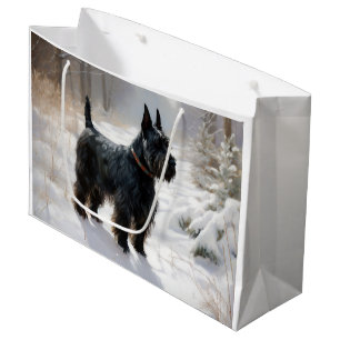 Skotsk Terrier Låt det snöa Jul