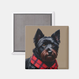 Skotsk terrier magnet