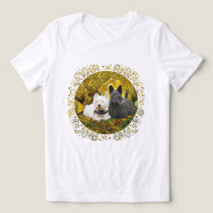 Skotsk terrier med Westie T Shirt