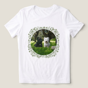 Skotsk terrier med Westie T Shirt