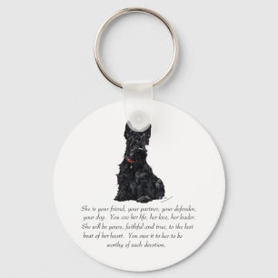 Skotsk Terrier- minnessak - HONOR Nyckelring