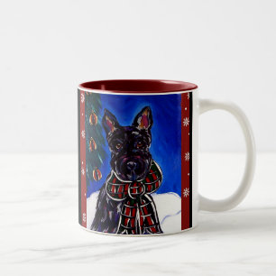 Skotsk Terrier-mugg Två-Tonad Mugg