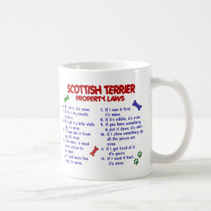 SKOTSK TERRIER PL2 KAFFEMUGG