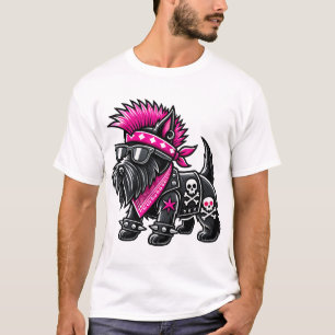 Skotsk terrier punkmusik t shirt