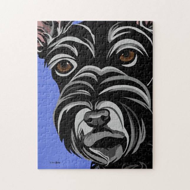 Skotsk Terrier Pussel (Vertikal)