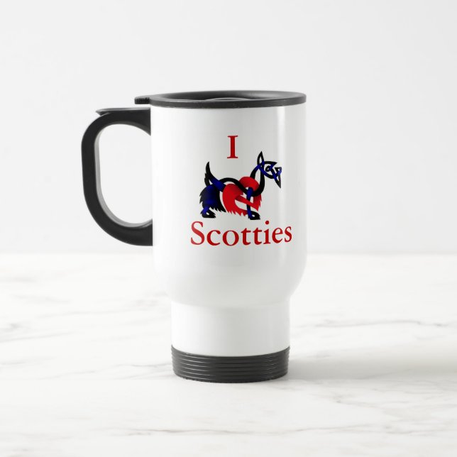 Skotsk terrier resemugg (Vänster)