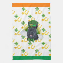 Skotsk Terrier Semester Hem Inredning St Patrick D