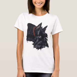 Skotsk terrier som vilar t shirt