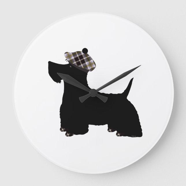 Skotsk terrier stor klocka (Framsida)