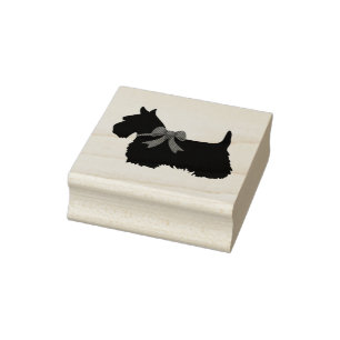 Skotsk Terrier, svart Stämpel