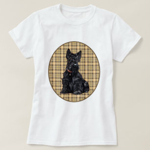 Skotsk Terrier Tartan Design Tröja