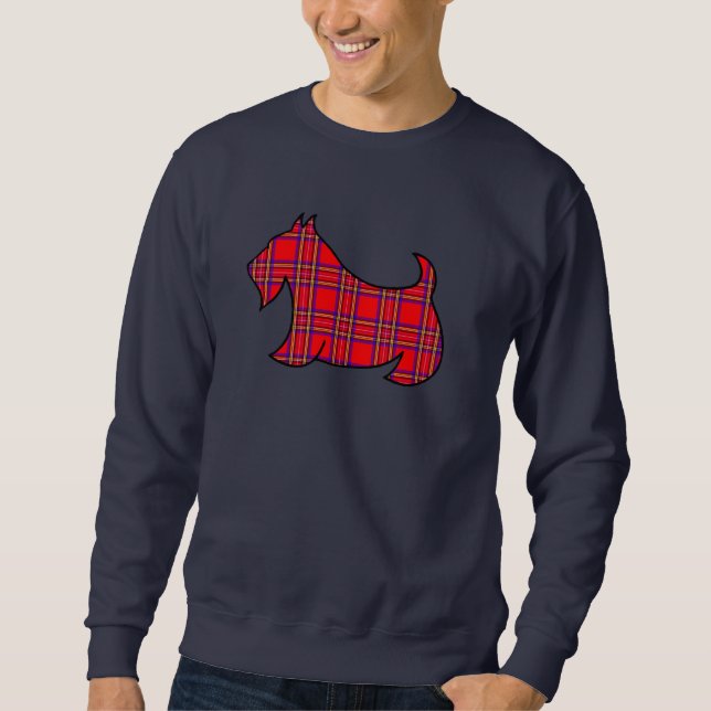 Skotsk Terrier-tröja Sweatshirt (Framsida)