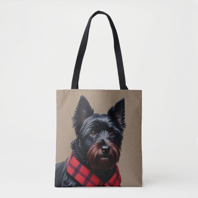 Skotsk terrier tygkasse (Framsida)